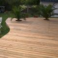 Terrasse avec arrondie Terrasse finition arrondie